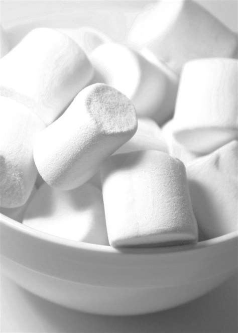 Marshmallows. | White aesthetic, Black and white aesthetic, White ...