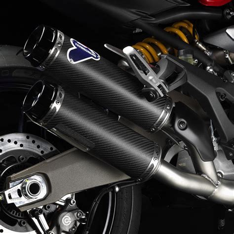 TERMIGNONI DUCATI MONSTER 821 CARBON SLIP-ON EXHAUST / RACING 96480461 ...