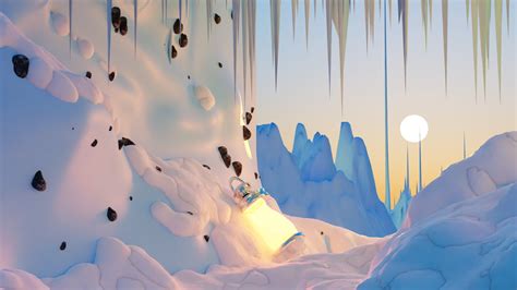 ArtStation - Ice Cave (Bright Wallpaper}