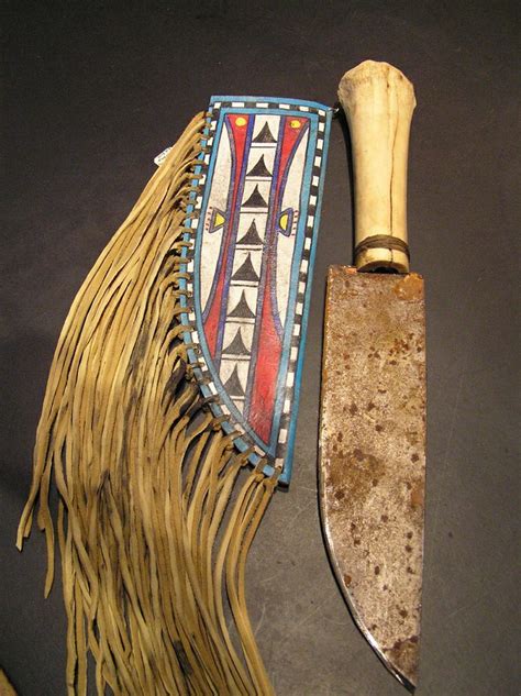 Lakota Beaded Hide Knife Sheath | Sale Number 2596B, Lot Number ...