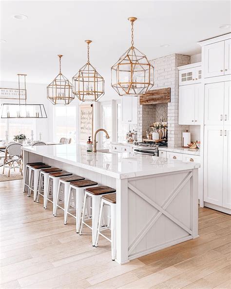 Coastal Farmhouse Kitchen Lighting