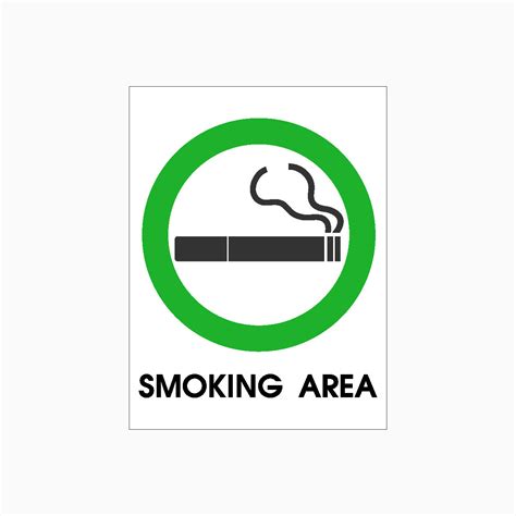 SMOKING AREA SIGN – Get signs