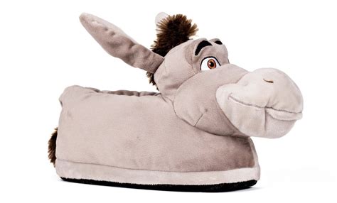 Happy Feet - DreamWorks Shrek - Donkey Slippers - Medium - Walmart.com