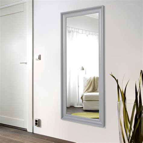 HEMNES Mirror, grey, 74x165 cm - IKEA Ireland