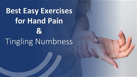 Best Easy Exercises for Hand Pain, Wrist Pain, Arm Pain & Tingling ...