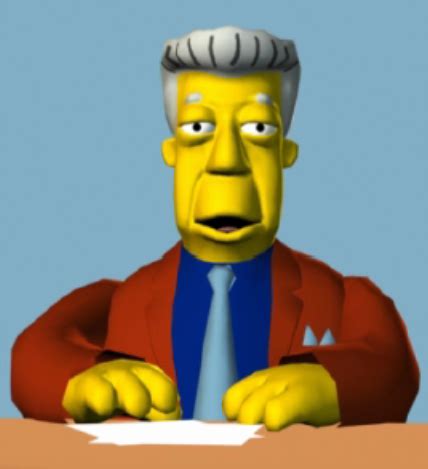 Kent Brockman | The Simpsons Hit And Run Wiki | Fandom