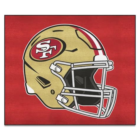 FANMATS NFL - San Francisco 49ers Helmet Rug - 5ft. x 6ft. 5838 - The ...