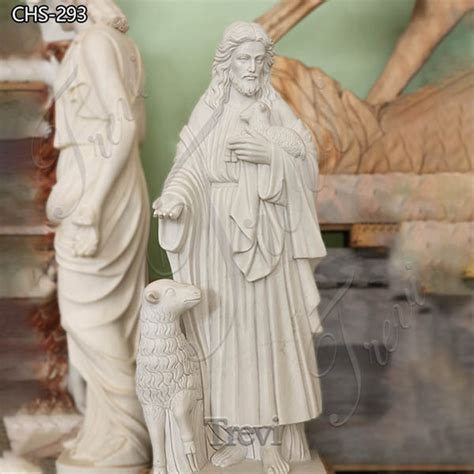 Jesus The Good Shepherd Statue Church Decor CHS-293