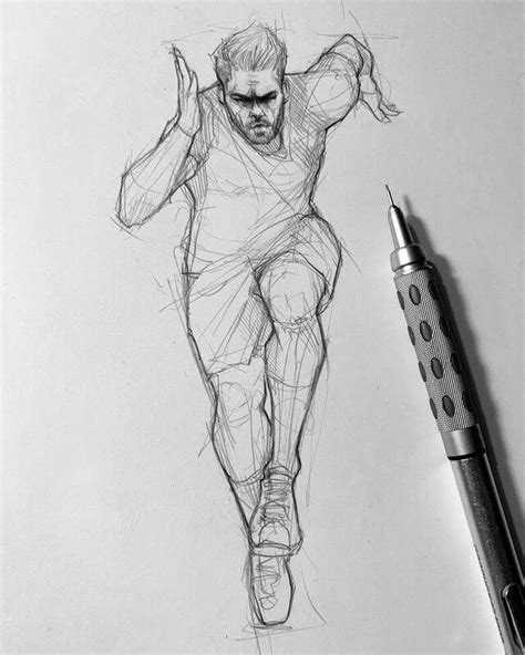 11 Human Sketches and 1 Realistic Animal | Human sketch, Human figure ...