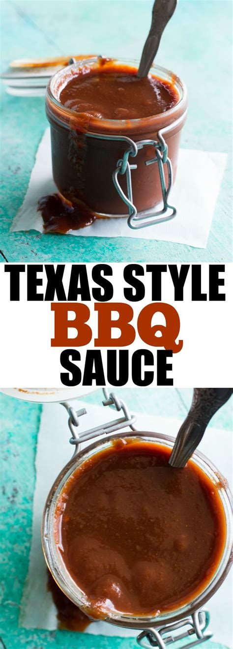 Texas Style BBQ Sauce! The perfect blend of sweet and spicy. Use this ...