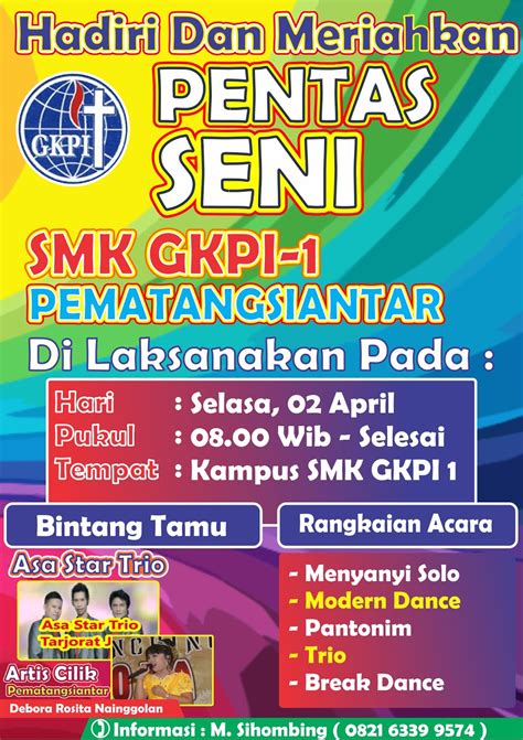 Desain Poster Dan Spanduk Pentas Seni (PENSI) - BLOG CAMPURAN