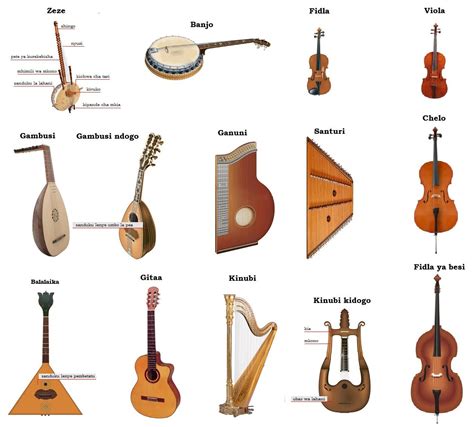 String Instruments Worksheet