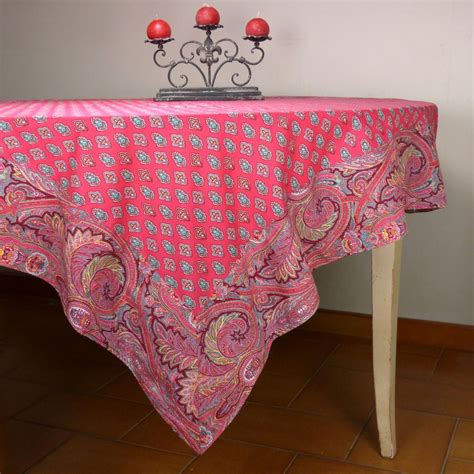 Nappe Rectangulaire Provençale grenadine calissons | les colorades