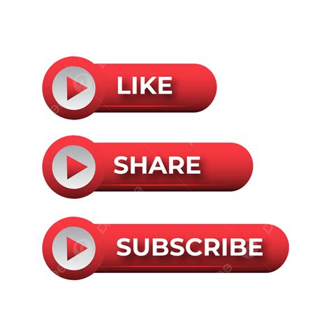 Like Share Subscribe Vector Hd Images, Like Share And Subscribe Button ...