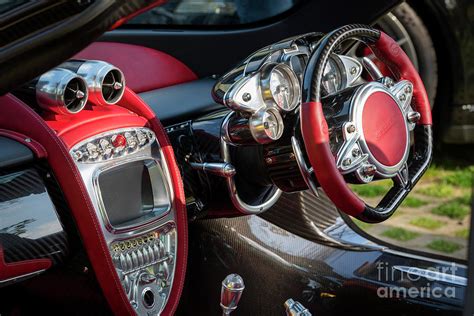 2014 Pagani Huayra Car Interior Photograph by Tim Gainey - Pixels