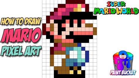 Mario Pixel Art Grid