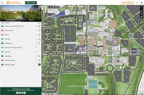 University Of Texas At Dallas Campus Map - Get Latest Map Update