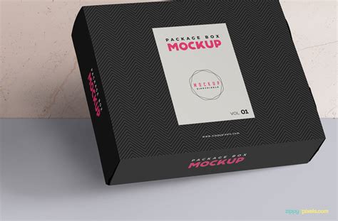 Free Gorgeous Box Packaging Mockup | ZippyPixels