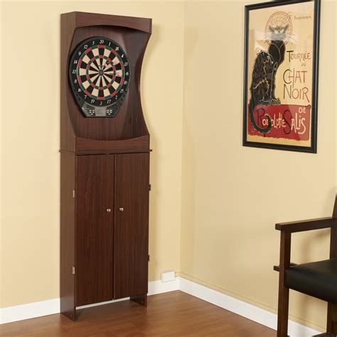 Free Standing Electronic Dart Board Cabinet – Madison Art Center Design