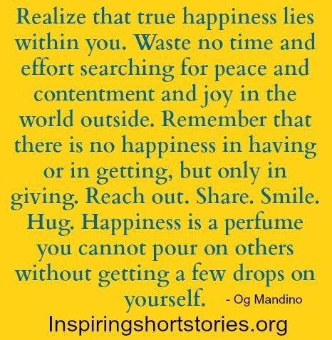 Og Mandino Quotes Happiness. QuotesGram