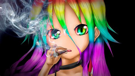 ANIME GIRL SMOOK WEED by TheFokerMX on DeviantArt