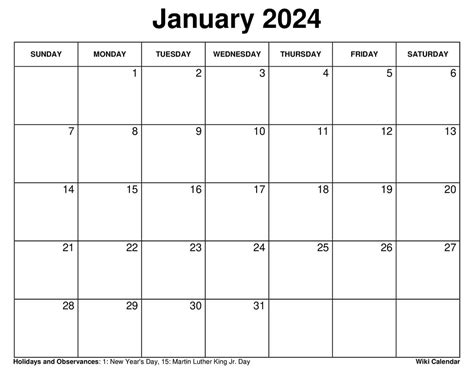 Blank Calendar January 2024 Pdf Wiki - 2024 Calendar November