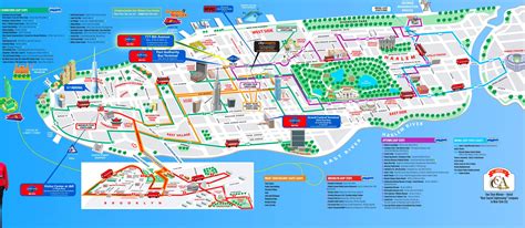 New York City Tourist Routes Map