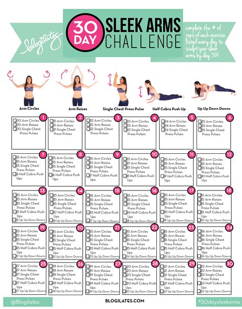 30 DAY SLEEK ARMS CHALLENGE - TrainHardTeam