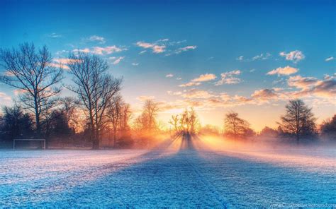 Winter Sunrise Wallpapers - Top Free Winter Sunrise Backgrounds ...