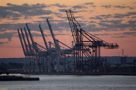 Shipping Dock at Sunset - Steve Jansen Photography