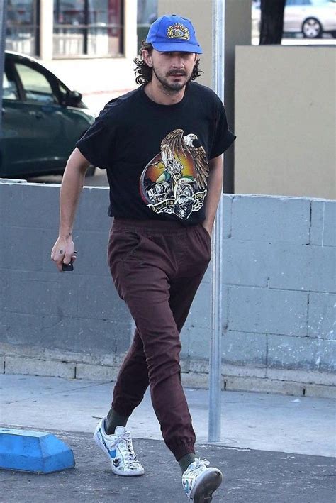 Shia LaBeouf - Runs some errands wearing Nike Sneakers | Looklive ...