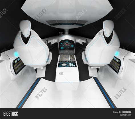 Futuristic Airplane Interior