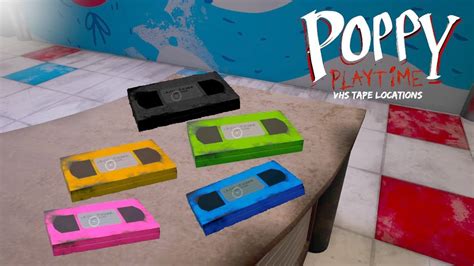 VHS Tape Locations In Poppy Playtime Chapter 2 | Vhs tape, Play time, Vhs