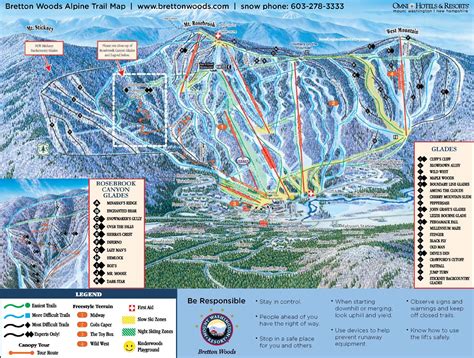 2010-11 Bretton Woods Trail Map - New England Ski Map Database ...