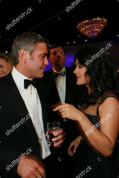 George Clooney Salma Hayek Editorial Stock Photo - Stock Image ...