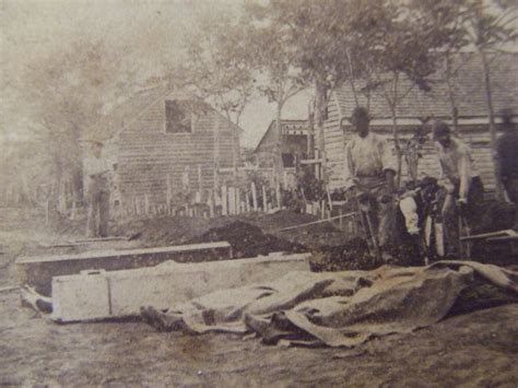 Civil War Stereoview of Burial of Dead | Collectors Weekly