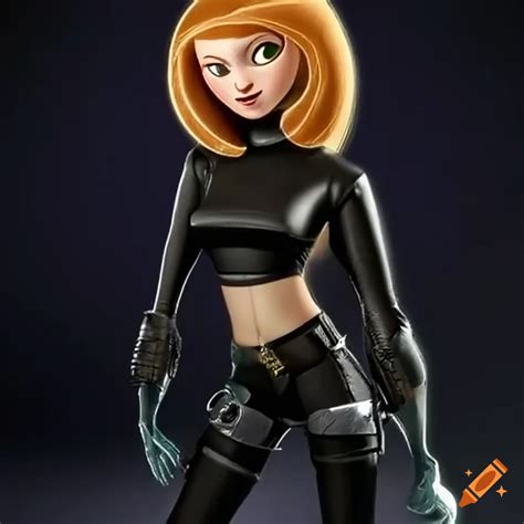 Kim possible cartoon character on Craiyon