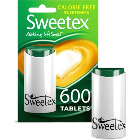 Sweetex Calorie Free Sweeteners 600 Tablets (600) - Compare Prices ...