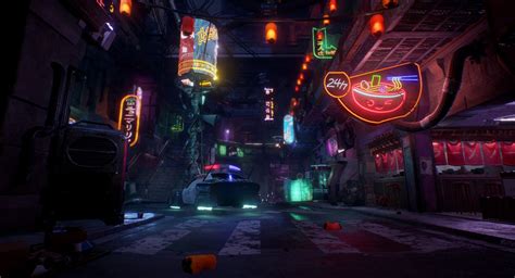 Cyberpunk Alley - Game Environment Reel 2017 by Brandon Woodsford ...