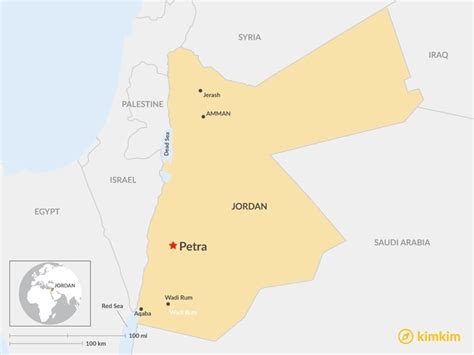 Where Is Petra Jordan Located On A Map - Cities And Towns Map