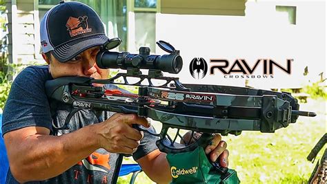 Ravin R26 Crossbow - How to Sight In - Bonus Round at 90 Yards!!! - YouTube