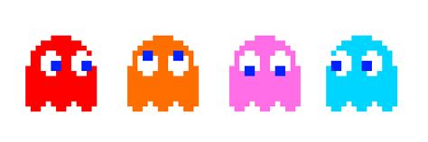 Pacman Ghosts | Pixel Art Maker