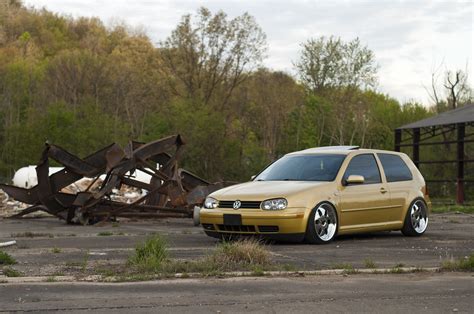 2000 Futura Yellow GTI, 1.8t - Bagged/Brides.