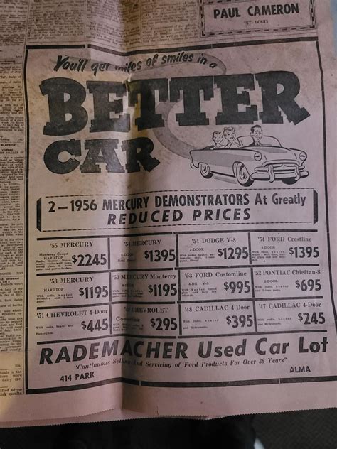 Ad from 1956. : r/mildlyinteresting