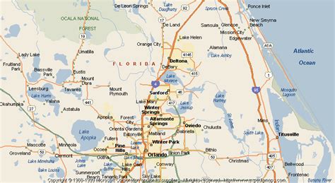 Map of Sanford