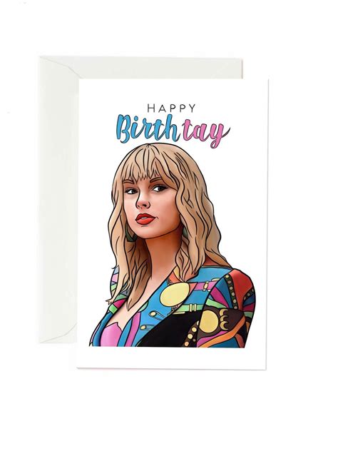 Taylor Swift Birthday Card - Etsy | Taylor swift birthday, Taylor swift ...