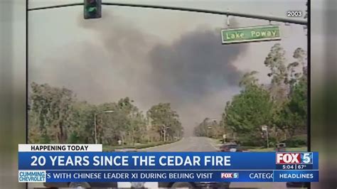 20 Years Since The Cedar Fire - YouTube