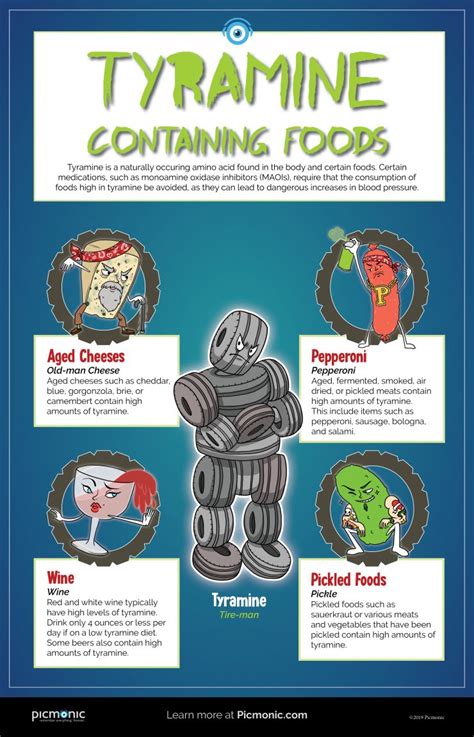 [Infographic] How to Study: Tyramine Containing Foods