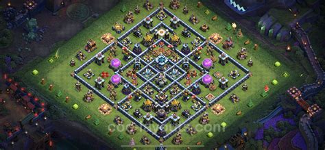 Best Anti 3 Stars Base TH13 with Link, Hybrid 2023 - Town Hall Level 13 ...