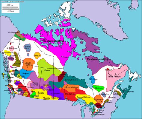 Aboriginal Languages of Canada | Aboriginal language, Language map, Map